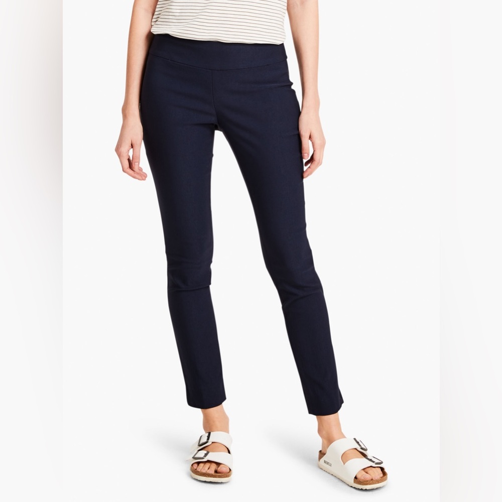 Nic+Zoe Wonderstretch Slim Pant in Dark Indigo, Never worn, comfy work pant